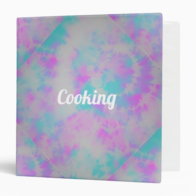 Colourful Watercolor Paint Binder (Front/Inside)