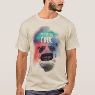 Colourful Watercolor Panda Sketck BY Default Cool T-Shirt