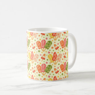 Colourful Watercolor Popsicles Coffee Mug
