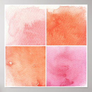 colourful watercolor poster