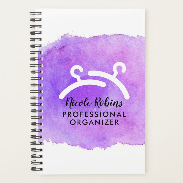 Colourful Watercolor Professional Organizer (Front)