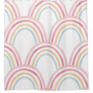 Colourful Watercolor Rainbow Seamless Illustration