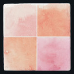colourful watercolor stone coaster<br><div class="desc">colourful watercolor background - perfect background with space for text or image © and ® Bigstock® - All Rights Reserved. | Create your own watercolor merchandise on Zazzle. Try adding your own text to create a one-of-a-kind product! It's easy to personalize your own item, has no minimum orders & is...</div>