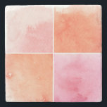 colourful watercolor stone coaster<br><div class="desc">colourful watercolor background - perfect background with space for text or image © and ® Bigstock® - All Rights Reserved. | Create your own watercolor merchandise on Zazzle. Try adding your own text to create a one-of-a-kind product! It's easy to personalize your own item, has no minimum orders & is...</div>