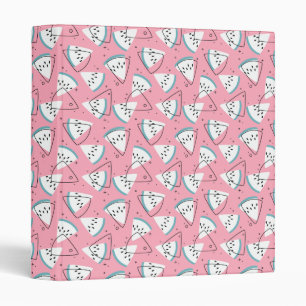 Colourful Watercolor Watermelons Binder