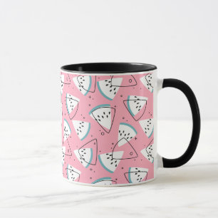 Colourful Watercolor Watermelons Mug