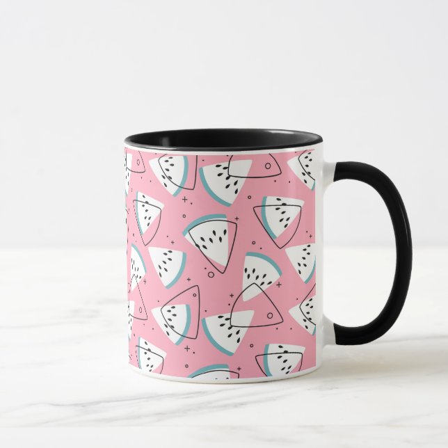 Colourful Watercolor Watermelons Mug (Right)