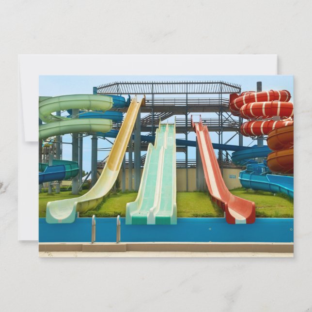 Colourful Waterslides (Front)