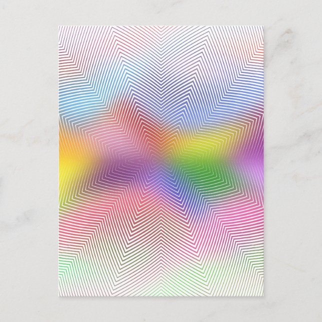 Colourful Waves: Postcard (Front)