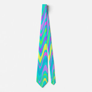 Colourful Waves Tie