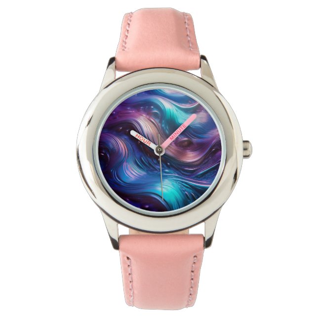 Colourful Waves Watch (Front)