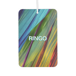 Colourful WAVY Design in Blue and Teal Air Freshener