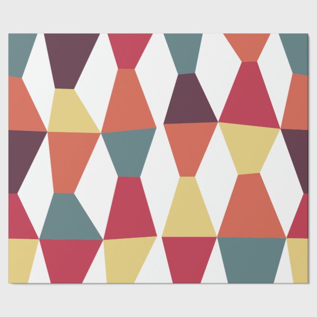Colourful Wedges 161214a Wrapping Paper (Seam)