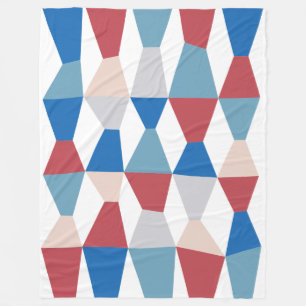 Colourful Wedges 161214d Fleece Blanket