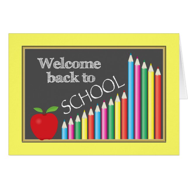 Colourful Welcome Back To School (Front Horizontal)