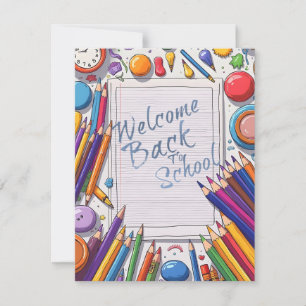 Colourful Welcome Back to School Design