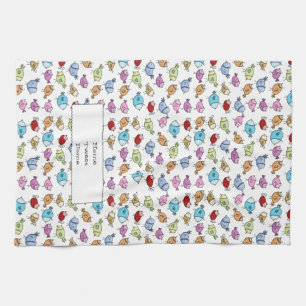 Colourful Whimsical Birds Kitchen Towel