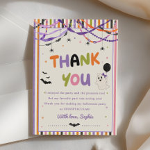 Colourful Whimsical Halloween Birthday