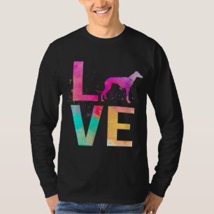 Colourful Whippet Dog Mom Gifts Whippet T-Shirt