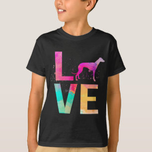 Colourful Whippet Dog Mom Gifts Whippet T-Shirt