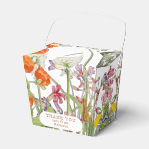 Colourful Wild Flowers Country Future Mrs Floral Favor Box