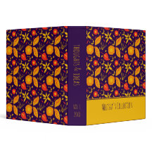 Colourful Wild Purple & Yellow Botanical Pattern