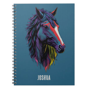 Colourful Wild Stallion Urban Graffiti Art Journal