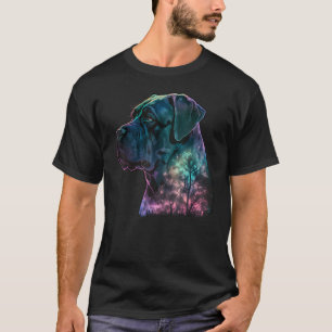 Colourful Wilderness Nature Cane Corso Reflection_ T-Shirt