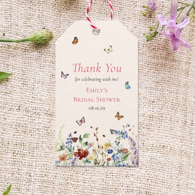 Colourful Wildflower & Butterflies Gift Tags (Creator Uploaded)