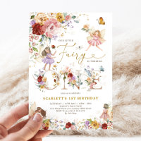 Colourful Wildflower Fairy Princess 1st Birthday