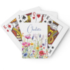 Colourful Wildflower Floral Personalized Name