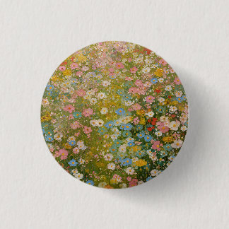 Colourful Wildflower Meadow 2 1 Inch Round Button