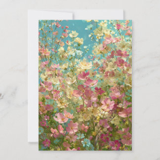 Colourful Wildflower Meadows 3 Invitation