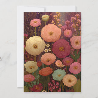 Colourful Wildflower Meadows 3 Invitation