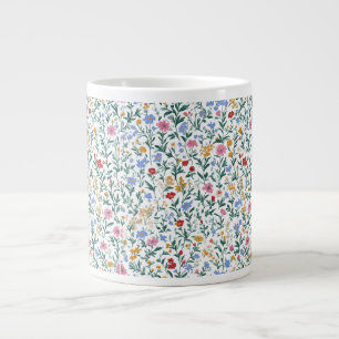Colourful Wildflower Pattern Specialty Mug