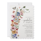 Colourful Wildflower Photo Graduation