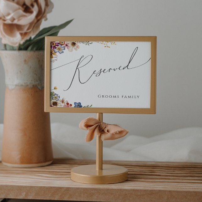 Colourful Wildflower | Reserved Sign (Creator Uploaded)