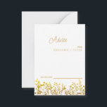 Colourful Wildflower Wedding Advice Card<br><div class="desc">This is Beautiful elegant wildflower Wedding Advice Card. This colourful wildflower wedding advice card is perfect for your simple,  whimsical boho rainbow summer wedding. It is perfect as wedding place cards,  business cards and more. Click on the customize it button to personalize the design.</div>