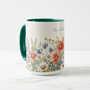 Colourful Wildflowers Mug