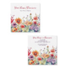 Colourful Wildflowers Vibrant Flower Garden Floral