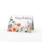 Colourful Wildflowers Vibrant Flowers Birthday