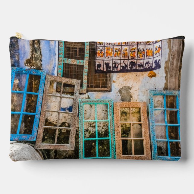 Colourful window frames accessory pouch (Front)