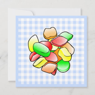 Colourful Wine Gums Mothers Day Card