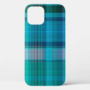 Colourful winter masculine seamless plaid texture. iPhone 12 case