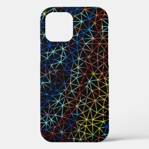 colourful wire abstract design iPhone 12 case