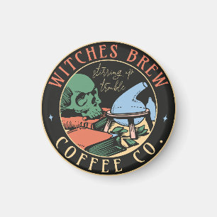 Colourful Witches Brew  Magnet