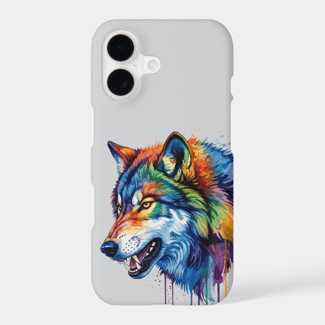 Colourful wolf  (Back)