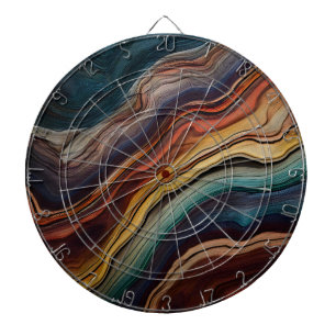 Colourful Wood Dartboard