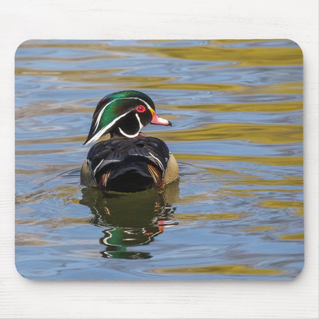 Colourful Wood Duck Mouse Pad (Front)