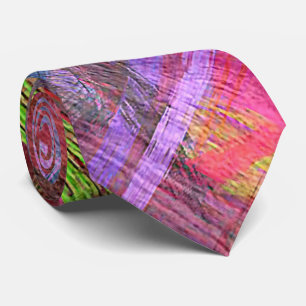 Colourful Wood Grain #8 Tie